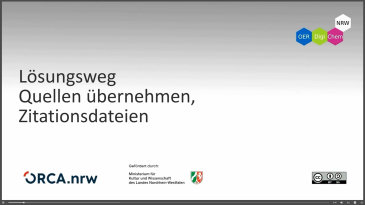 thumbnail of medium Citavi-Übung: Quellen übernehmen - Zitationsdateien