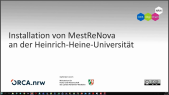 thumbnail of medium MestReNova: Installation