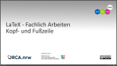 thumbnail of medium LaTeX: Fachlich Arbeiten - Kopf- und Fußzeile