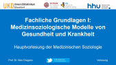 thumbnail of medium VL Medizinsoziologie Lernhilfe Fachliche Grundlagen