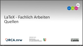 thumbnail of medium LaTeX: Fachlich Arbeiten - Quellen