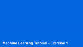 thumbnail of medium Machine Learning, Exercises Sheet 01 Solutions
