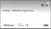 thumbnail of medium EndNote - Organisation Literatursammlung