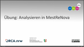 thumbnail of medium MestReNova - Lösungsvideo: Analysieren