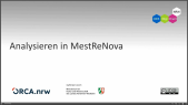 thumbnail of medium MestReNova: Analysieren