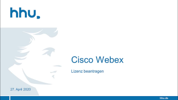 thumbnail of medium Cisco Webex: Lizenz beantragen