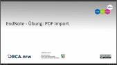 thumbnail of medium EndNote - Übung: PDF-Import