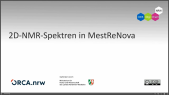 thumbnail of medium MestReNova: 2D-NMR-Spektren