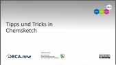 thumbnail of medium ChemSketch: Tipps und Tricks