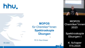 thumbnail of medium MOPOS Chemie Spektroskopie Übungen  2023 