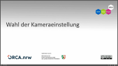thumbnail of medium Fotografie im Labor: Wahl der Kameraeinstellung