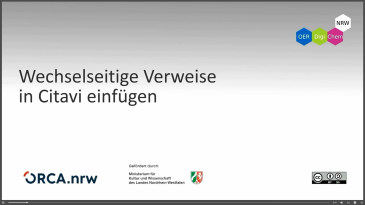thumbnail of medium Citavi: Wechselseitige Verweise einfügen