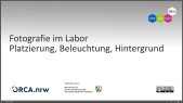 thumbnail of medium Fotografie im Labor: Platzierung, Beleuchtung, Hintergrund