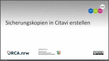 thumbnail of medium  Citavi: Sicherungskopien erstellen