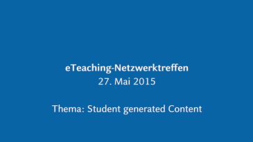 thumbnail of medium OMENTUM - Studentische Interaktion zur Wissensverteilung: ein Ausblick