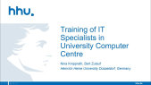 thumbnail of medium ICERI2020: Training of IT Specialists in University Computer Centre
