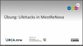 thumbnail of medium MestReNova - Lösungsvideo: Lifehacks
